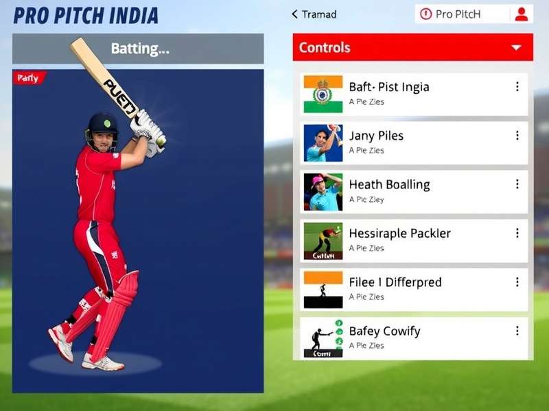 Pro Pitch India bowling controls demonstration